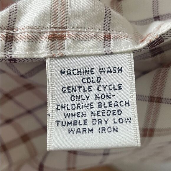 Turnbury Classic Tan Checkered Men's Shirt - Picture 4 of 5